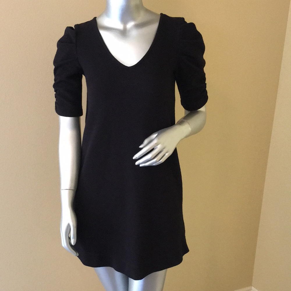 Deletta Anthropologie Puff Sleeve Textured
